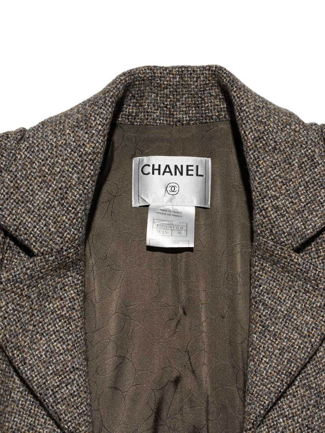 Top Quality Chanel Wool Tweed Jacket Beige