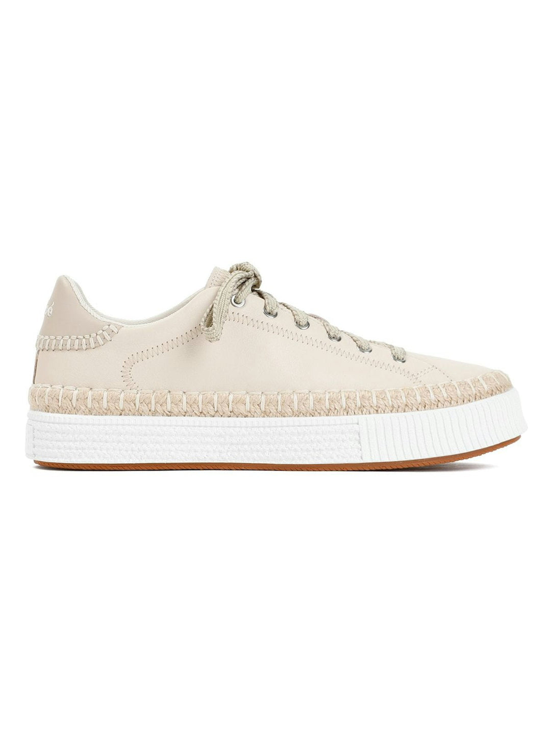 CHLOÉ TELMA LEATHER SNEAKERS