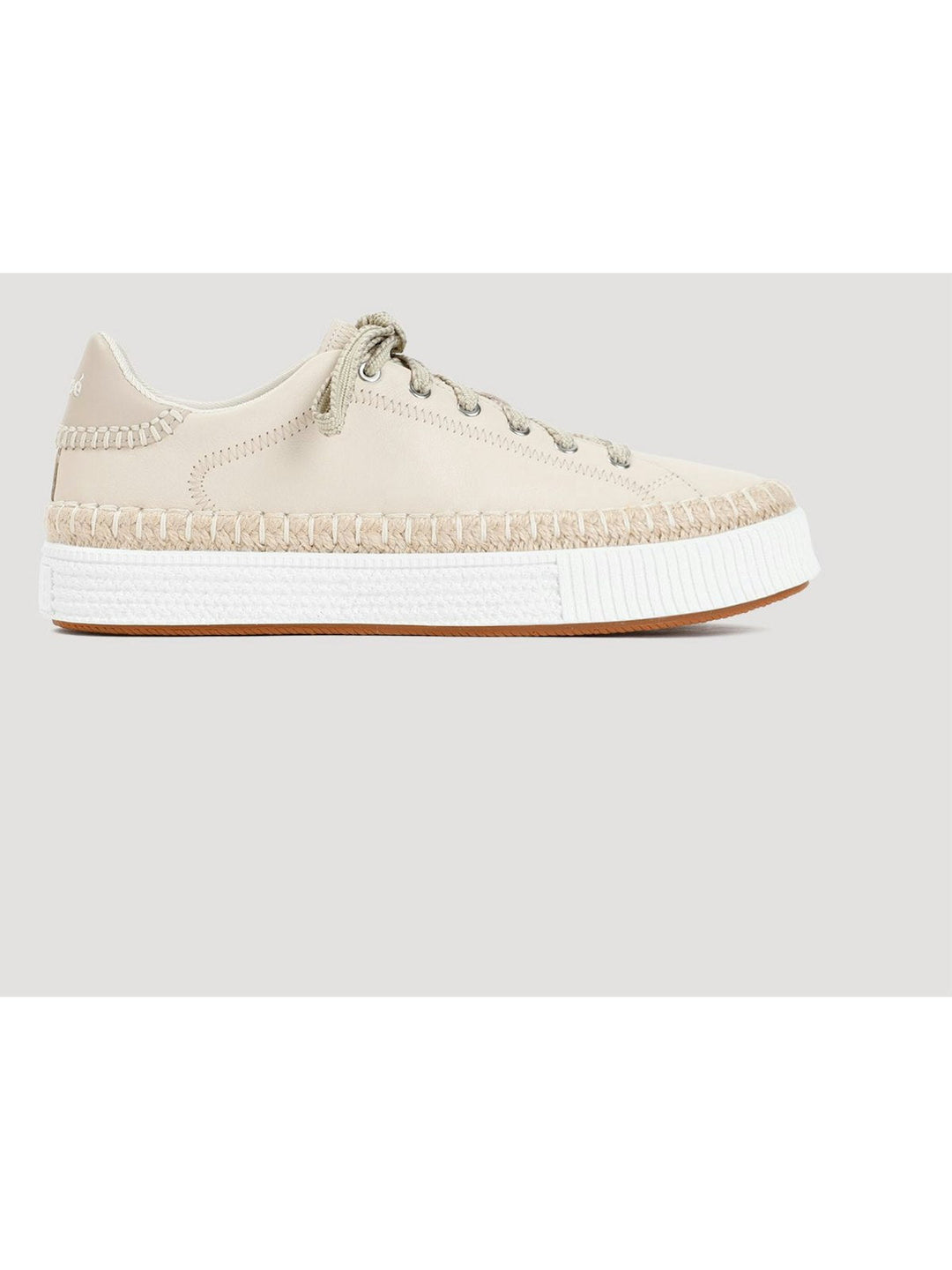 CHLOÉ TELMA LEATHER SNEAKERS