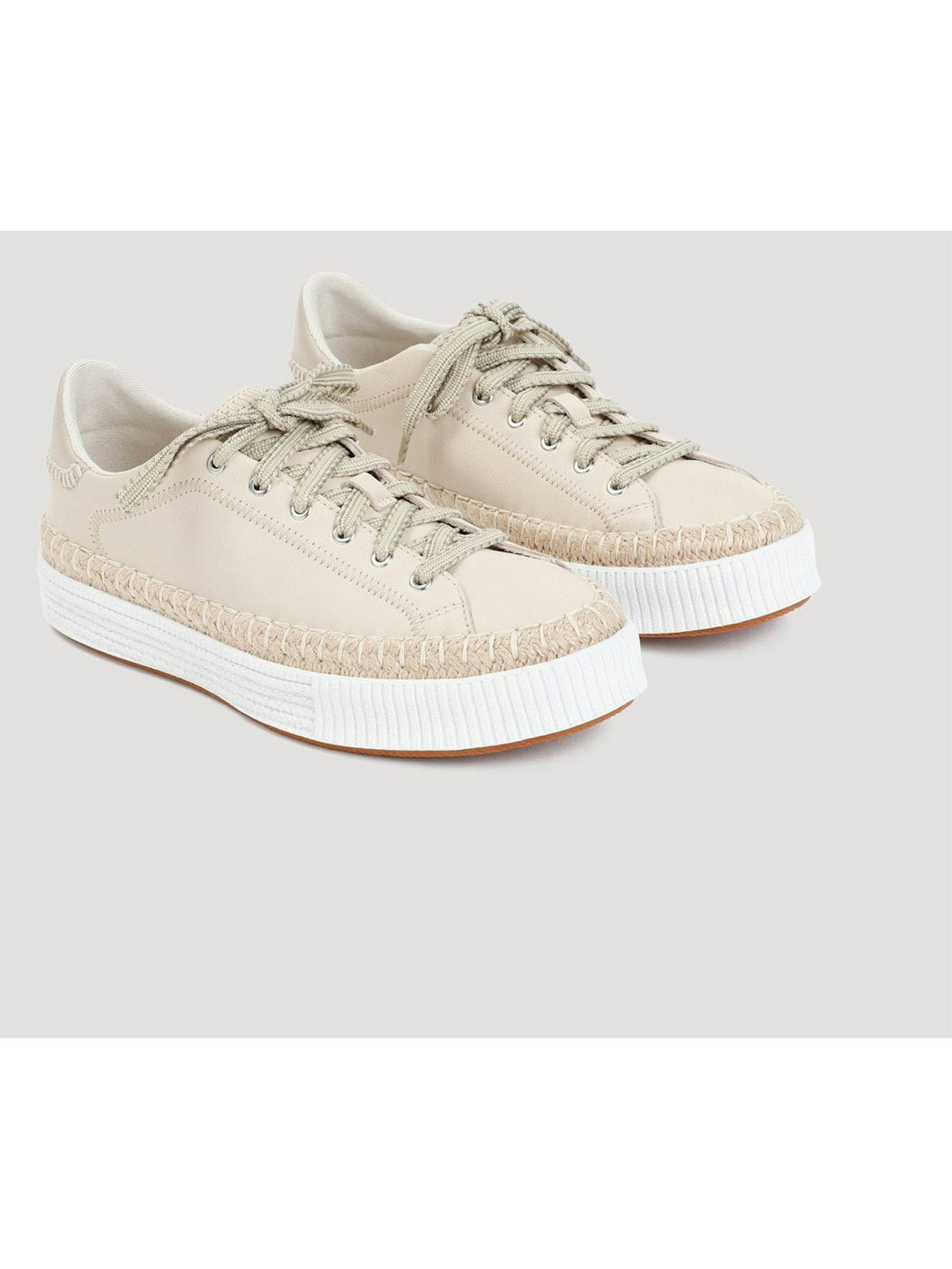 CHLOÉ TELMA LEATHER SNEAKERS