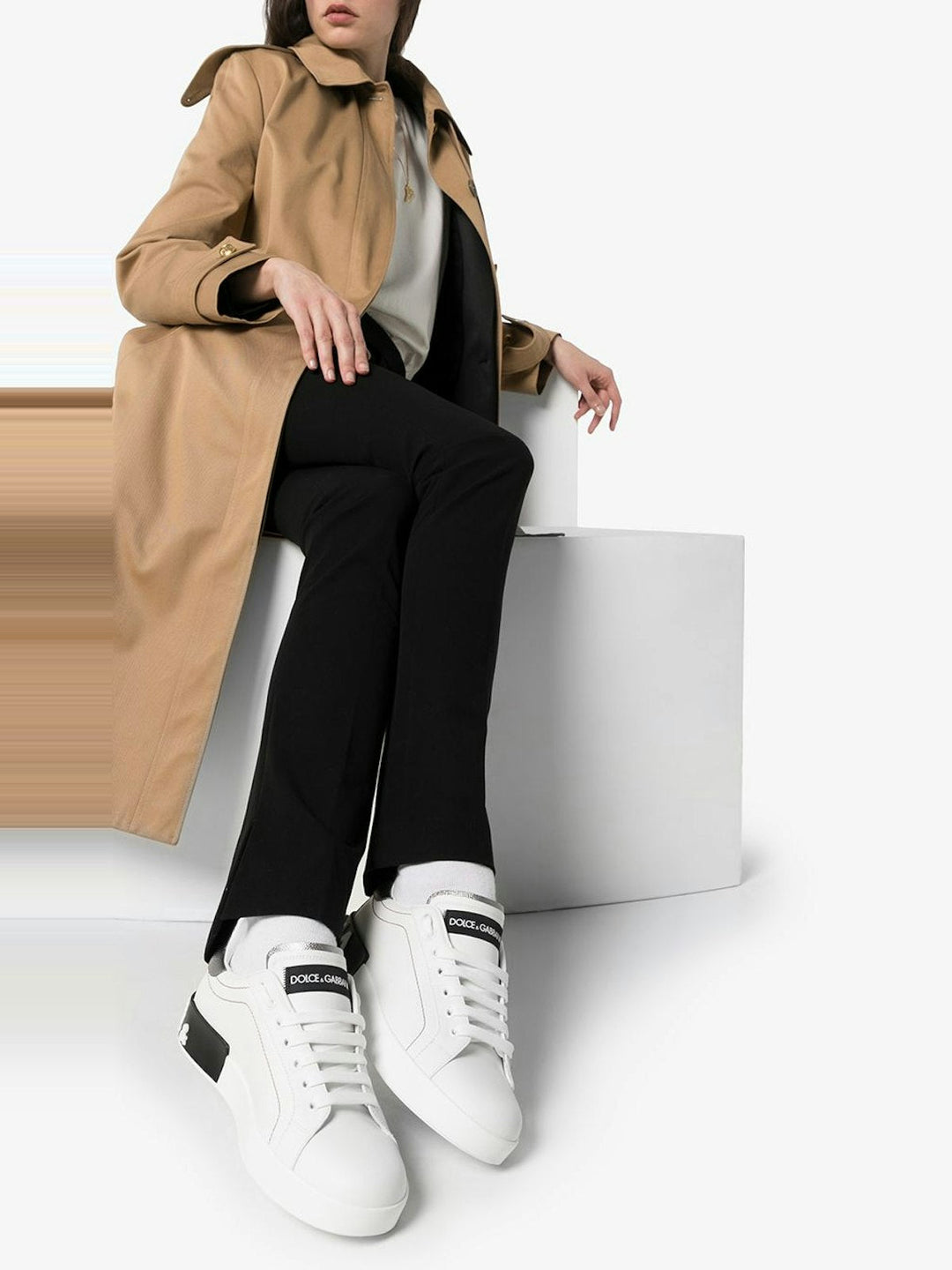 PORTOFINO LEATHER SNEAKERS