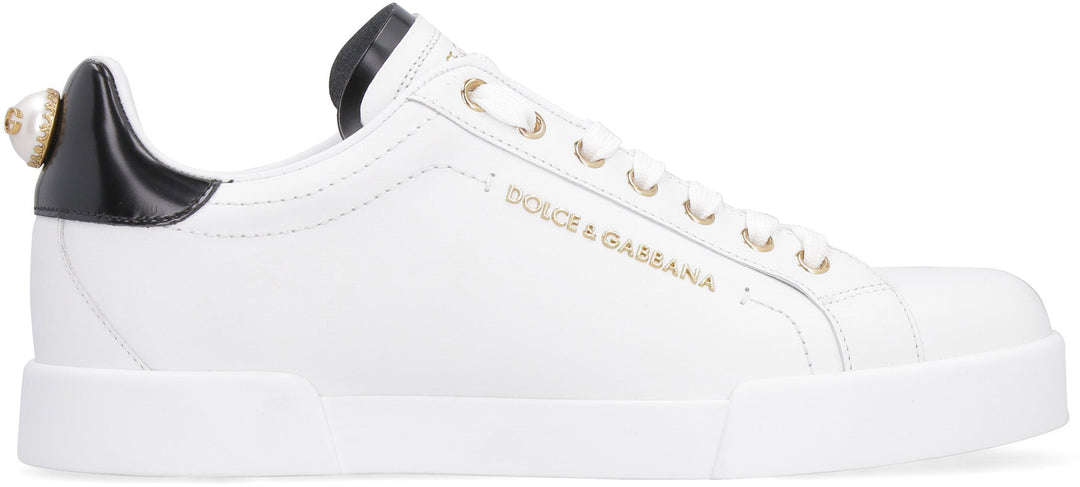 LOGO PLAQUE LOW TOP SNEAKERS