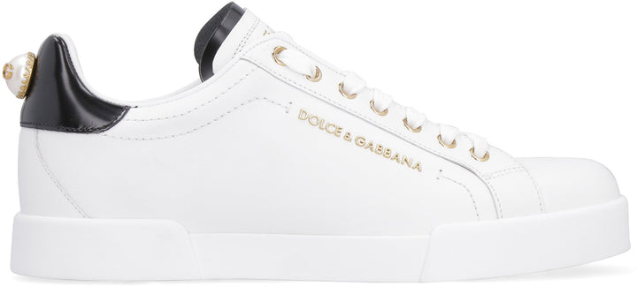 LOGO PLAQUE LOW TOP SNEAKERS