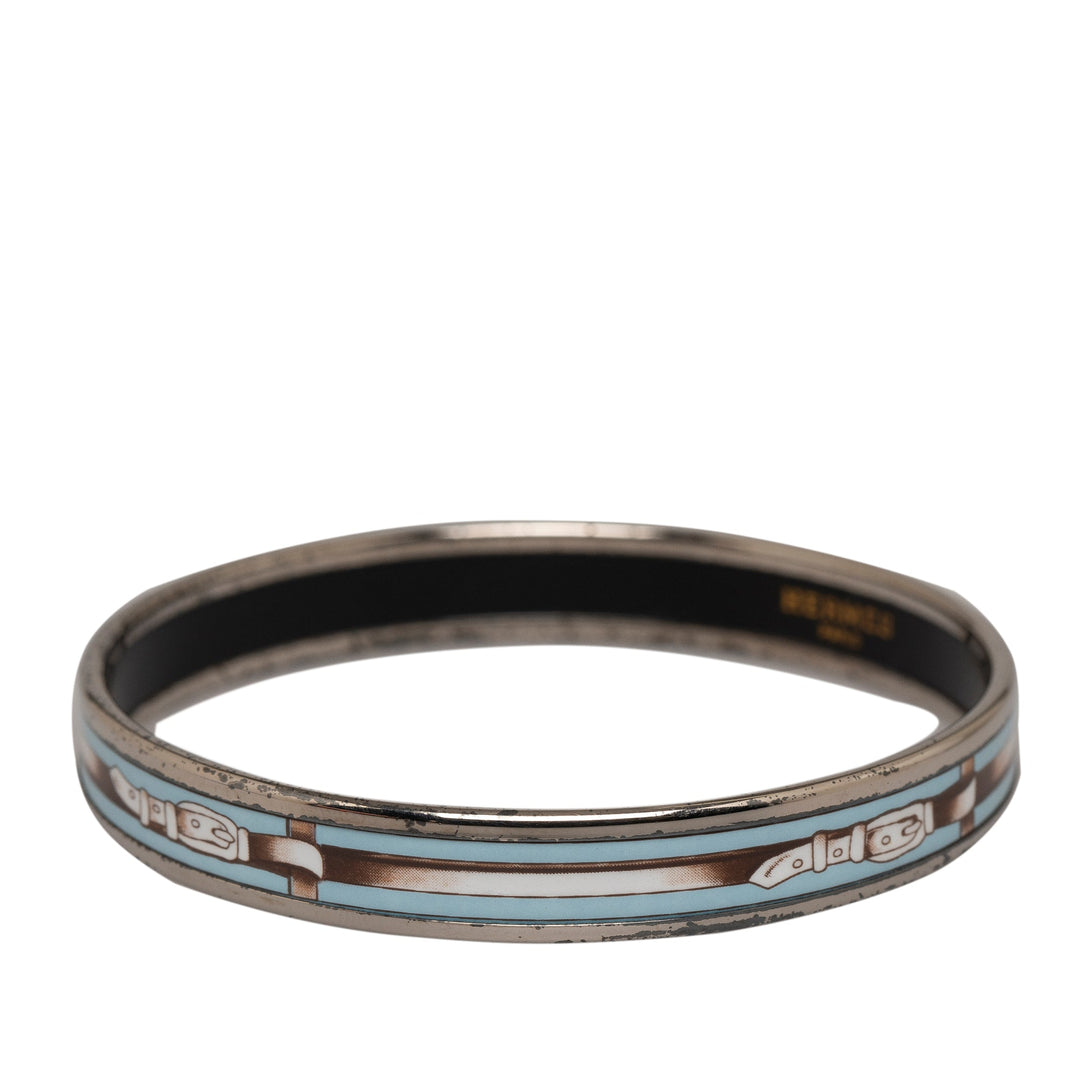 Top quality Hermes Narrow Enamel Bangle Costume Bracelet