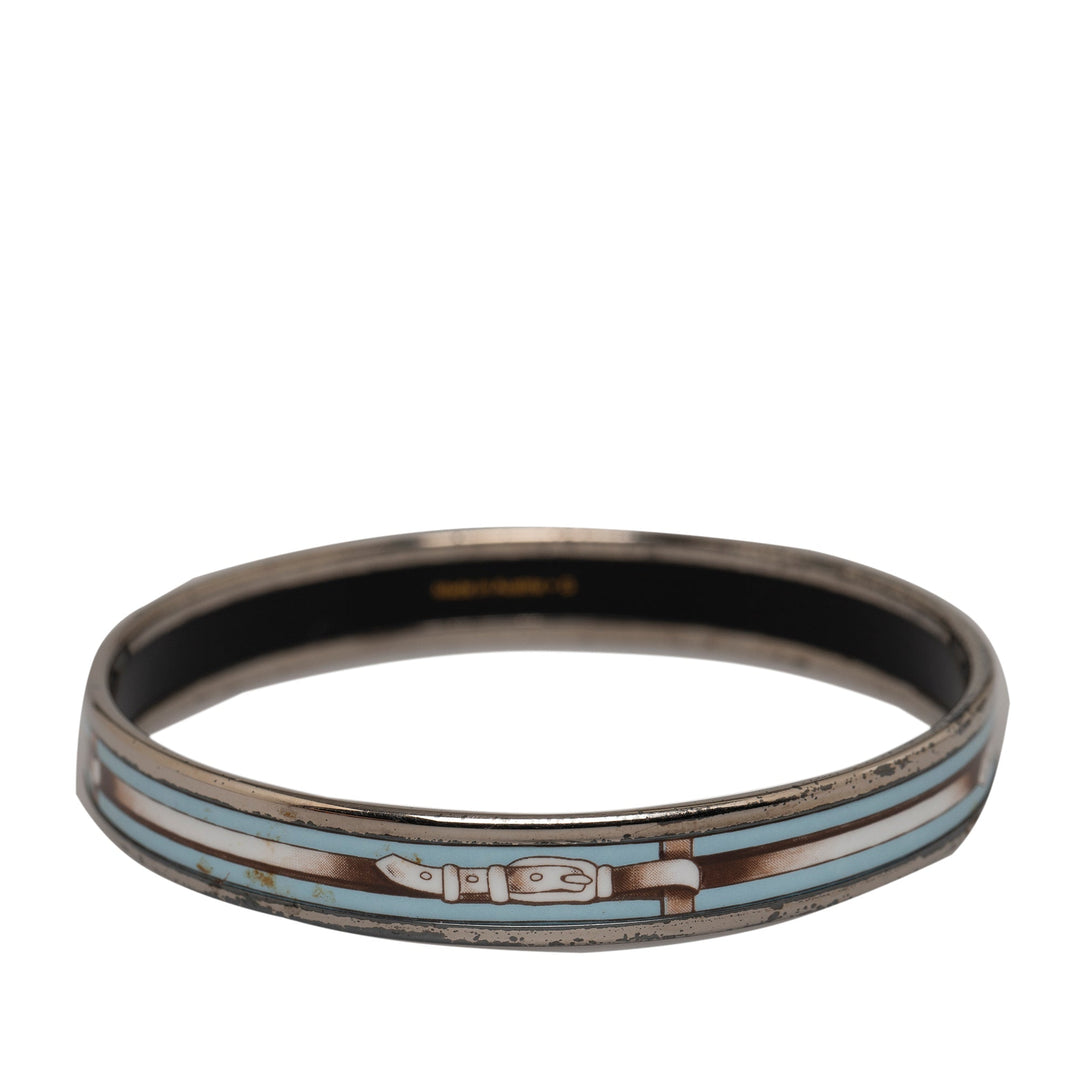 Top quality Hermes Narrow Enamel Bangle Costume Bracelet