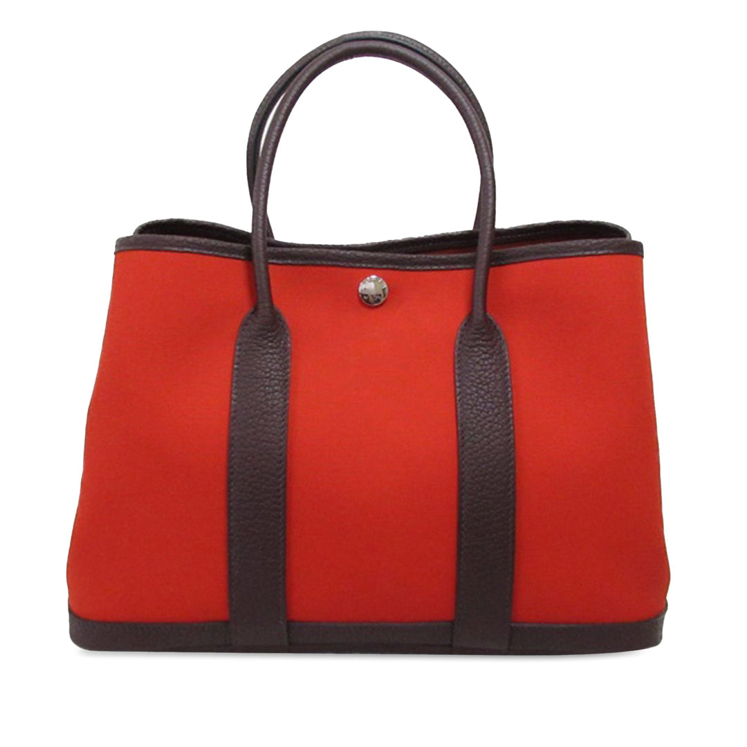 Top quality Hermes Toile Officier Negonda Garden Party 30 TPM Tote Bag