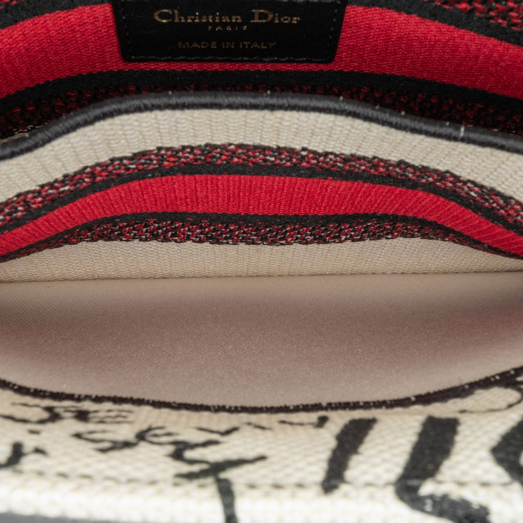 Top quality Dior Medium Top quality DiorAmour Graffiti Lady D-Lite Red