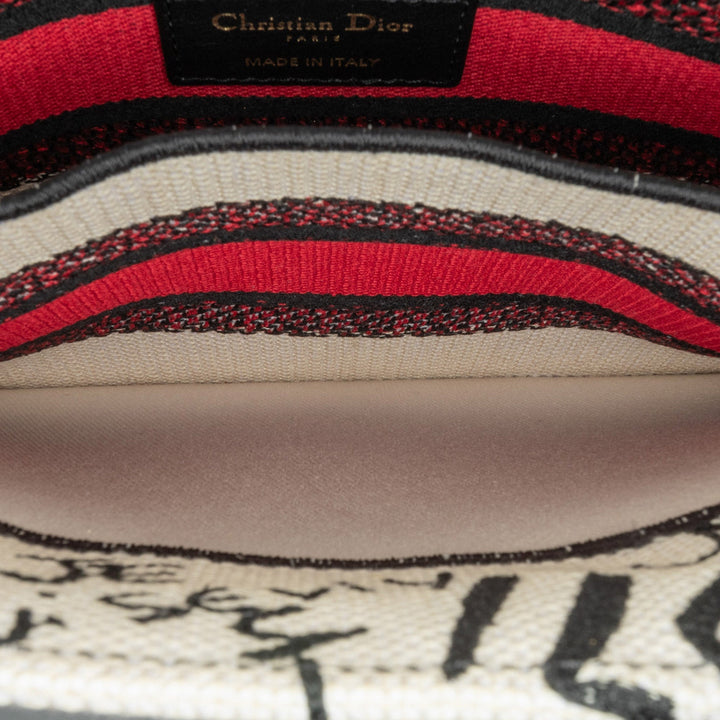 Top quality Dior Medium Top quality DiorAmour Graffiti Lady D-Lite Red