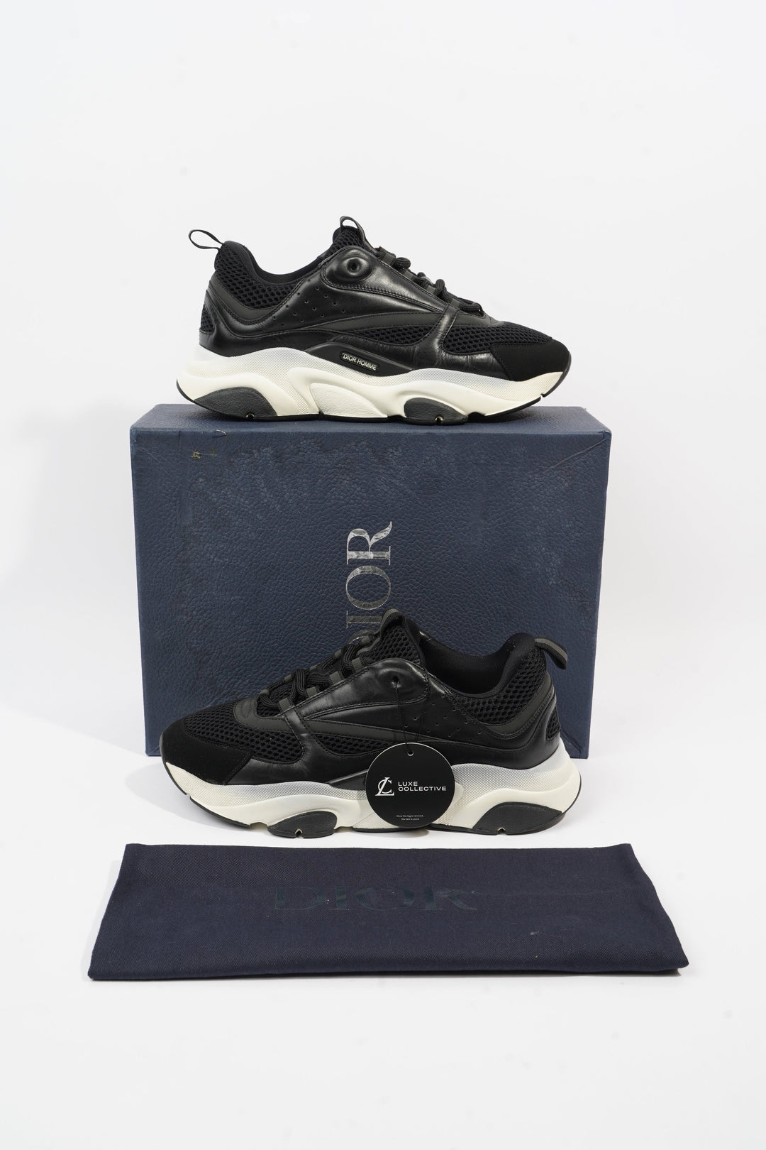 Christian Dior B22 Black / White Mesh EU 42 UK 8