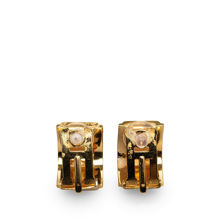 Top quality Hermes Enamel Clip On Earrings Costume Earrings