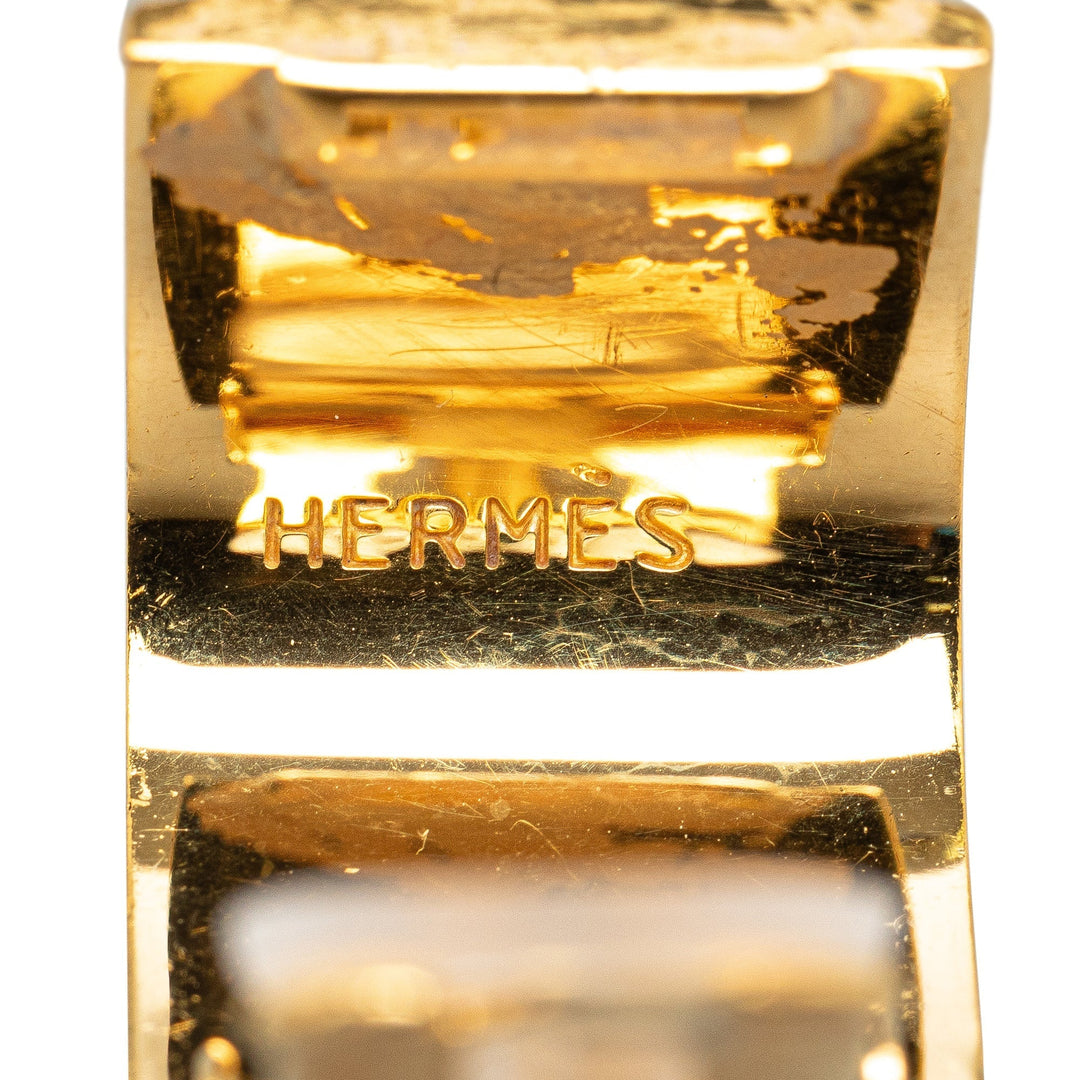 Top quality Hermes Enamel Clip On Earrings Costume Earrings