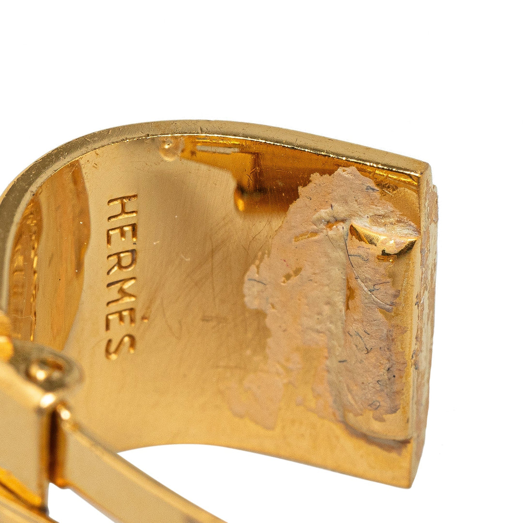 Top quality Hermes Enamel Clip On Earrings Costume Earrings