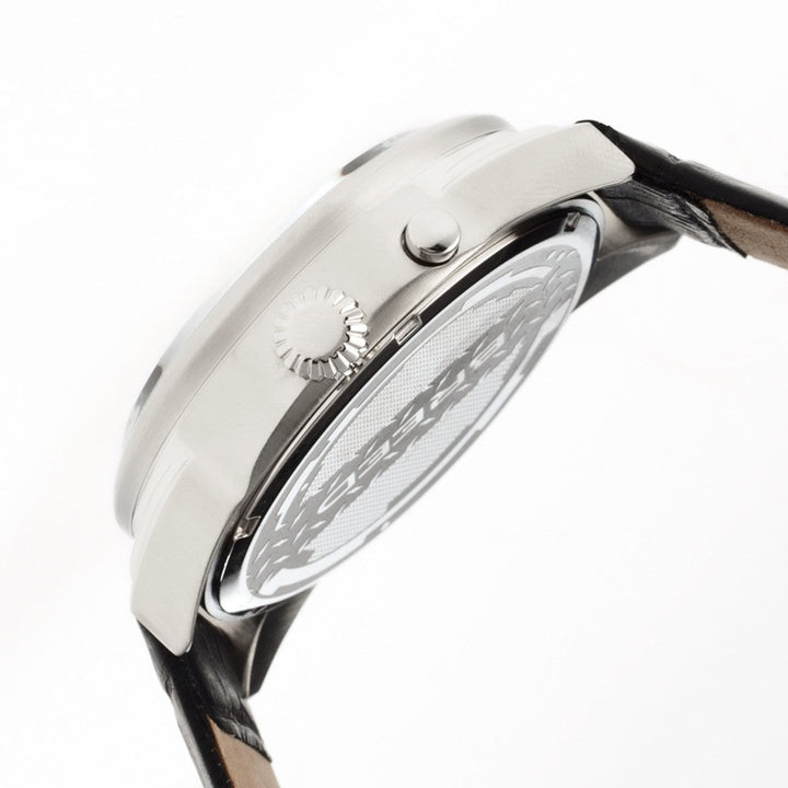 Breed Alton Leather-Band Moon-Phase Men's Watch