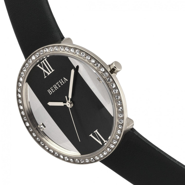 Bertha Ingrid Leather-Band Watch