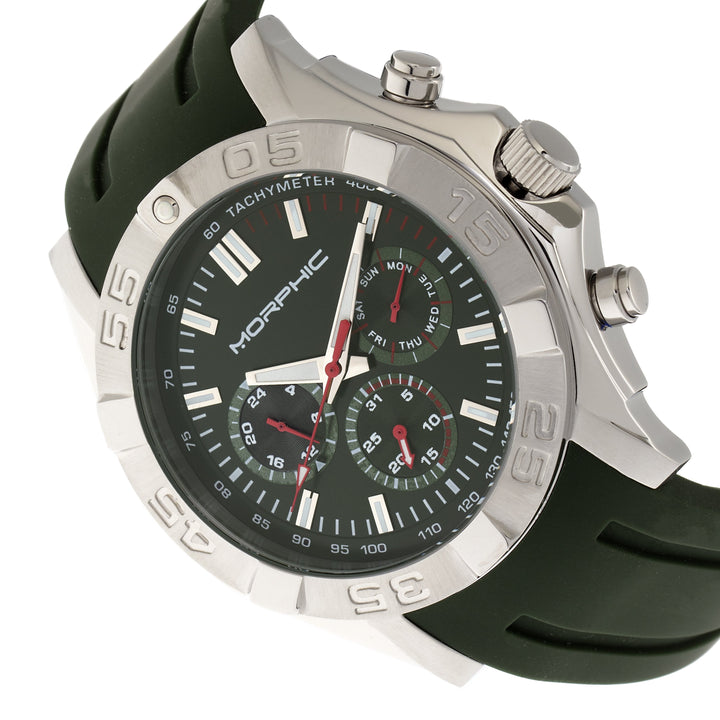 Morphic M75 Series Tachymeter Strap Watch w/Day/Date