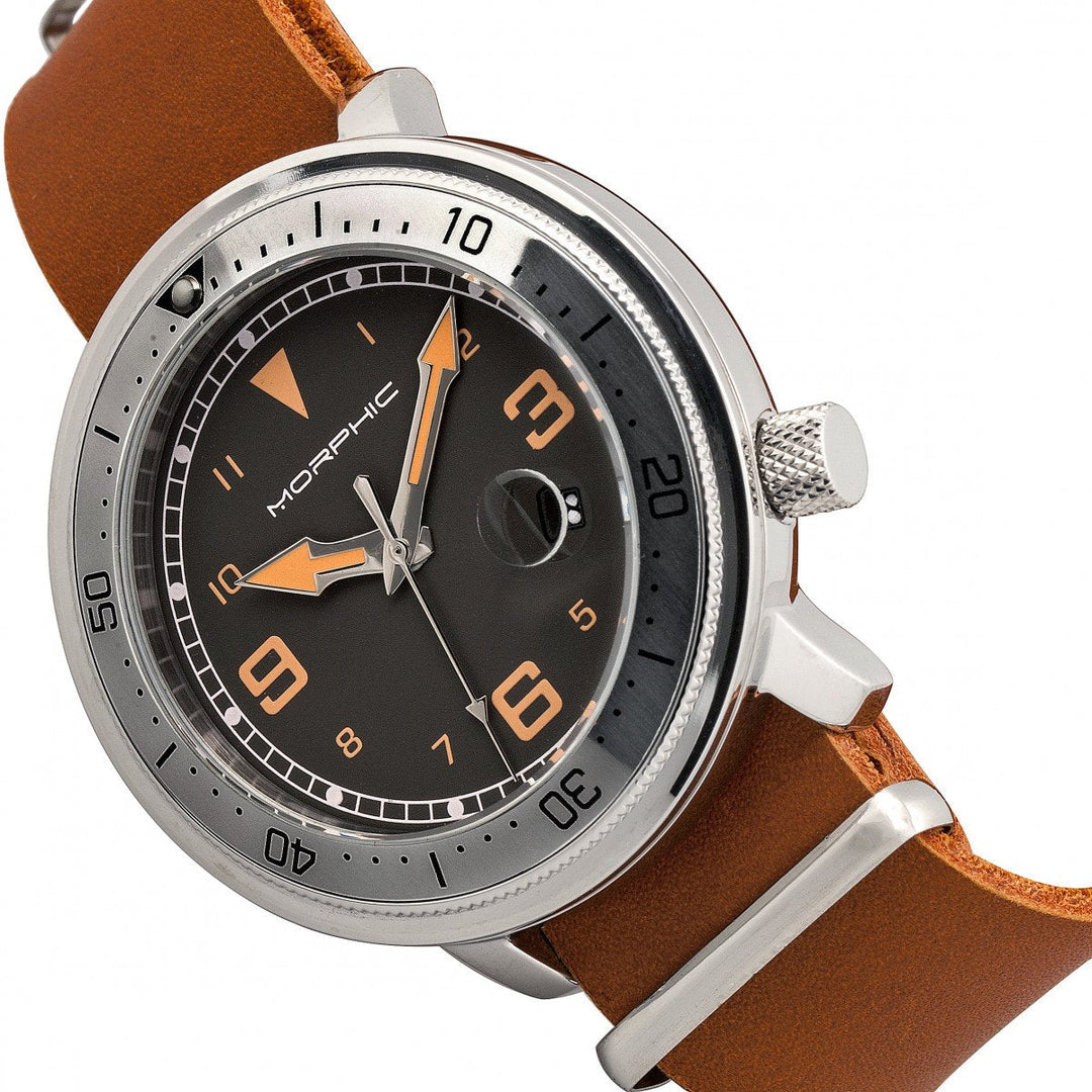 Morphic M74 Series Bracelet Watch w/Magnified Date Display