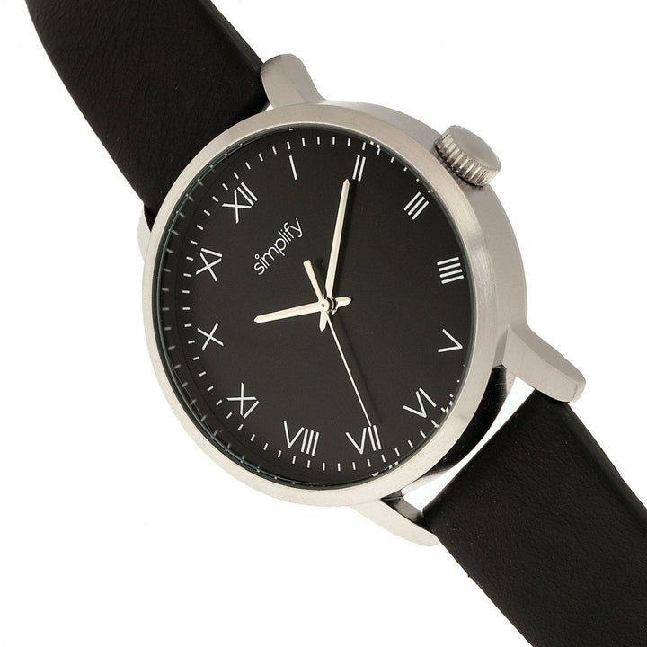 Simplify The 4200 Leather-Band Watch