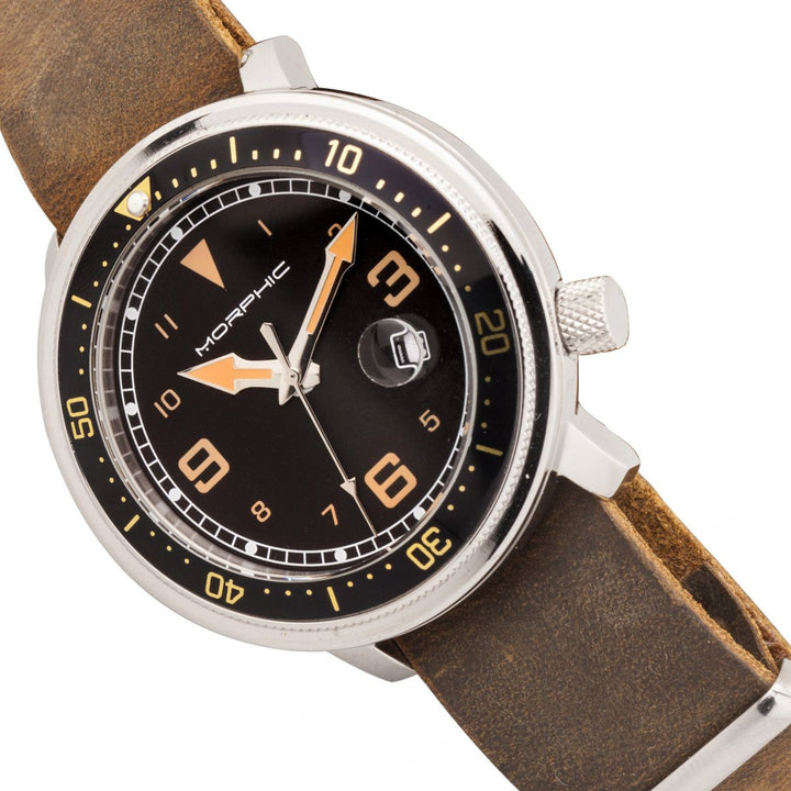 Morphic M74 Series Bracelet Watch w/Magnified Date Display