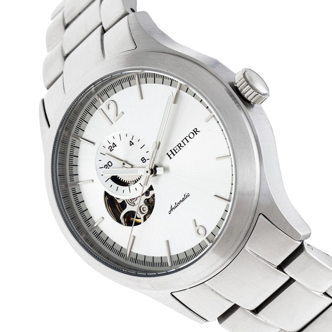 Heritor Automatic Antoine Semi-Skeleton Bracelet Watch