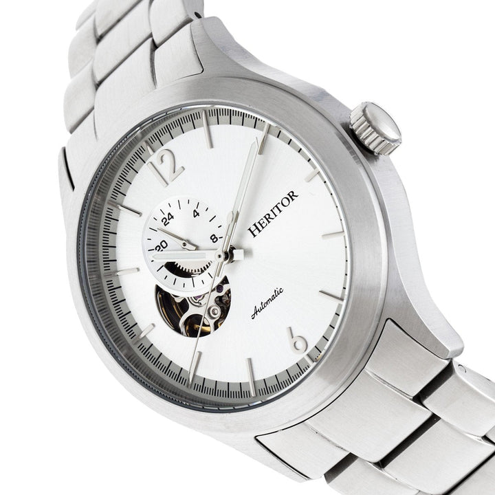 Heritor Automatic Antoine Semi-Skeleton Bracelet Watch