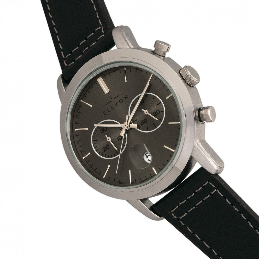 Elevon Langley Chronograph Leather-Band Watch w/ Date