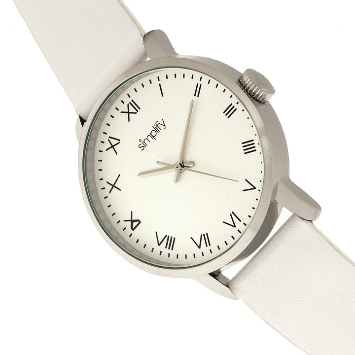 Simplify The 4200 Leather-Band Watch