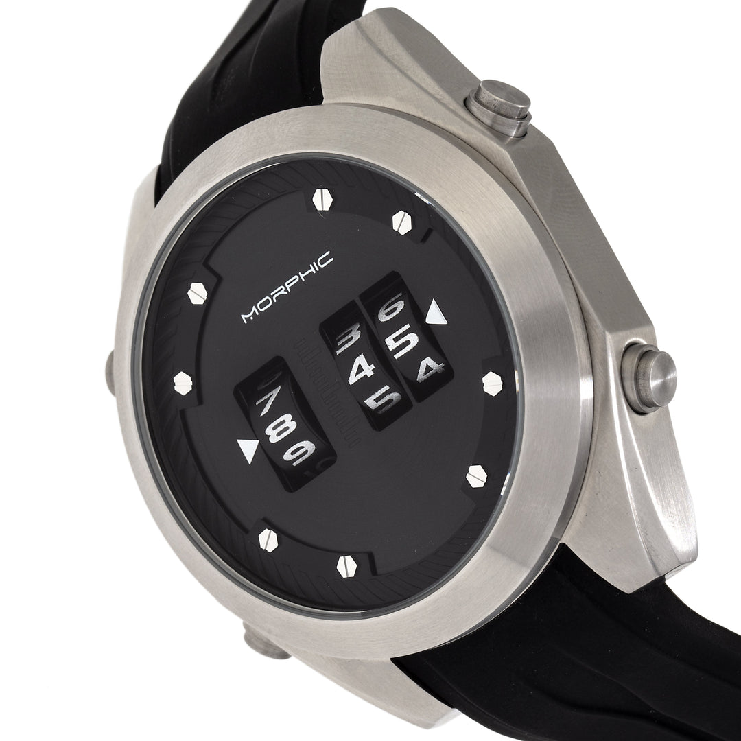Morphic M76 Series Drum-Roll Strap Watch