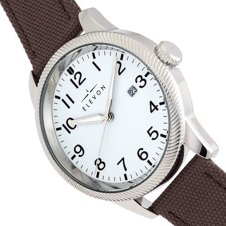 Elevon Bandit Leather-Band Watch w/Date