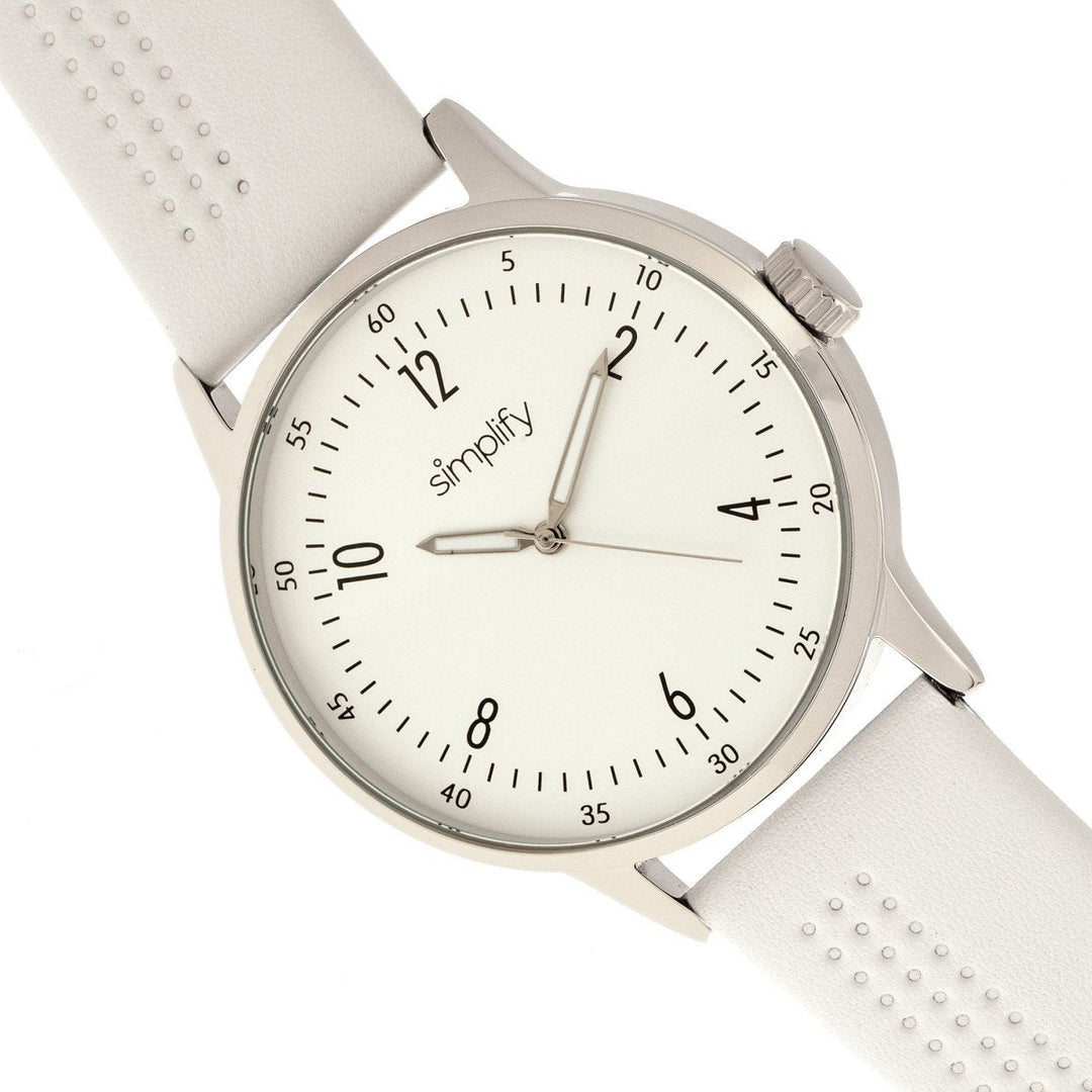 Simplify The 5700 Leather-Band Watch