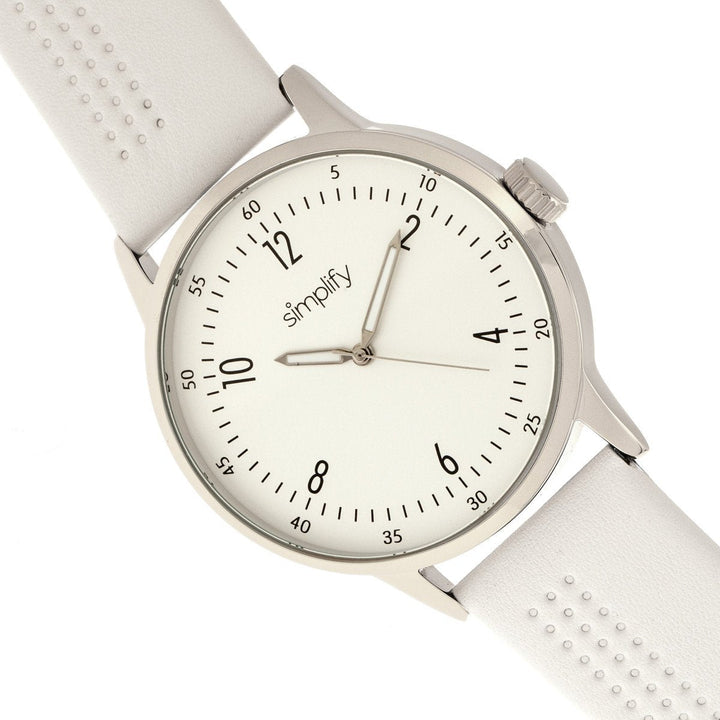Simplify The 5700 Leather-Band Watch