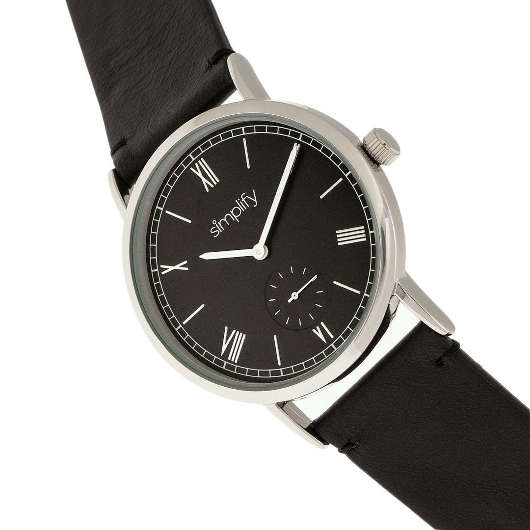 Simplify The 5100 Leather-Band Watch