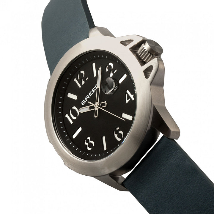 Breed Bryant Leather-Band Watch w/Date