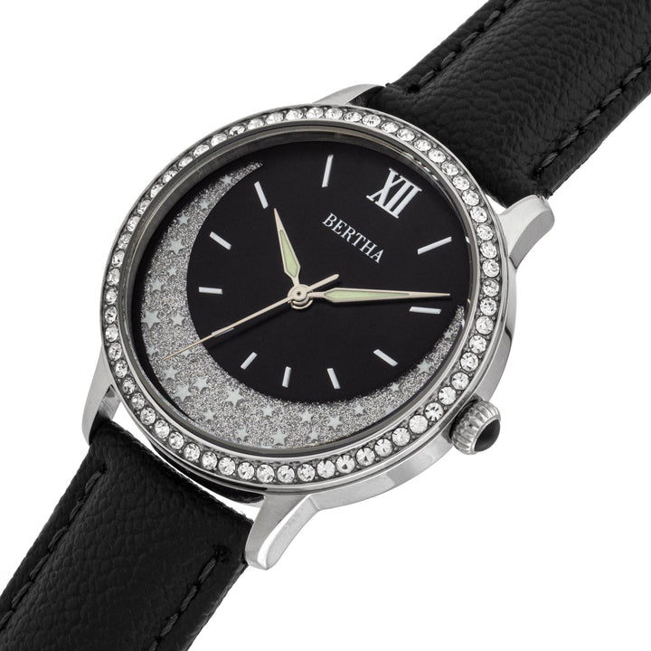 Bertha Dolly Leather-Band Watch