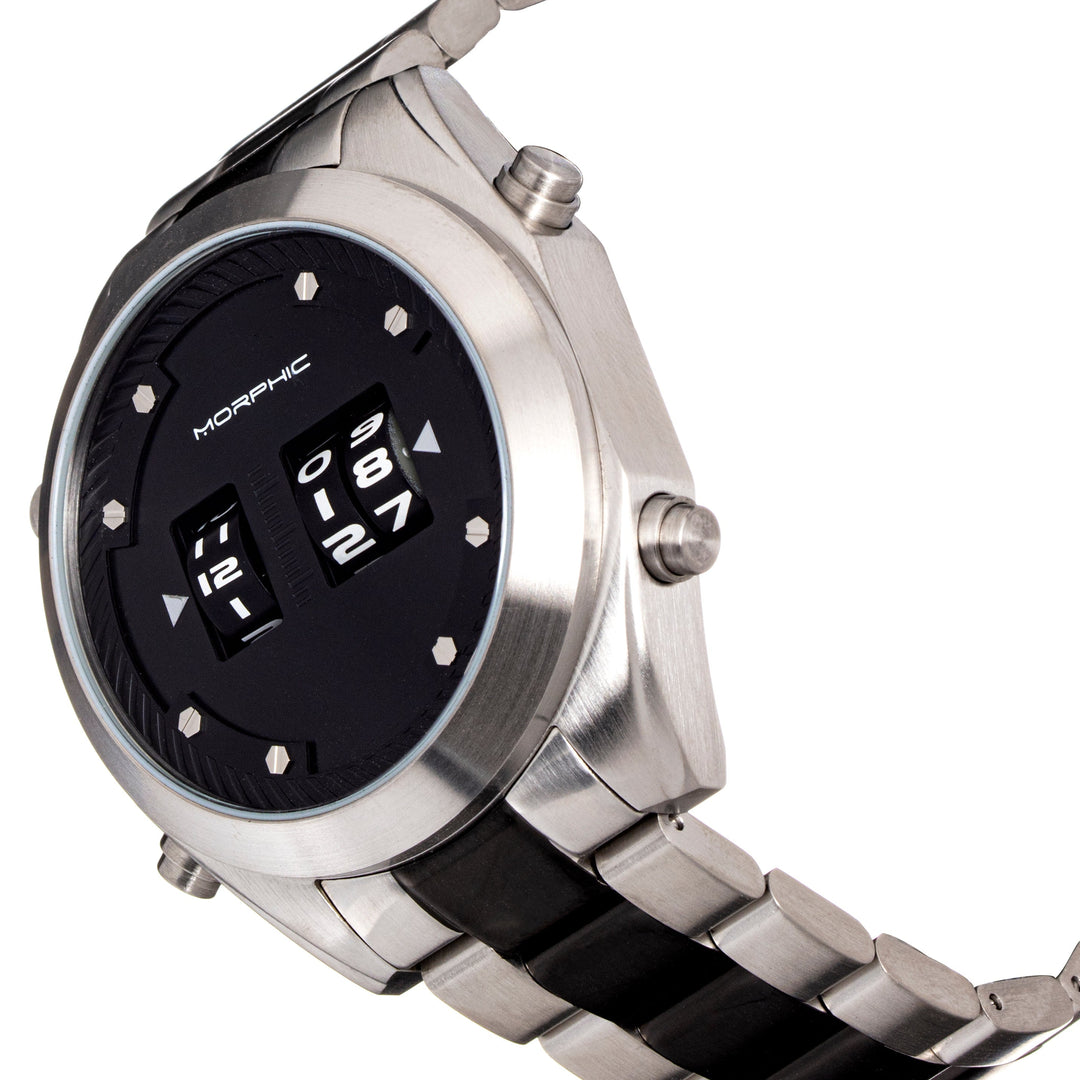 Morphic M76 Series Drum-Roll Strap Watch