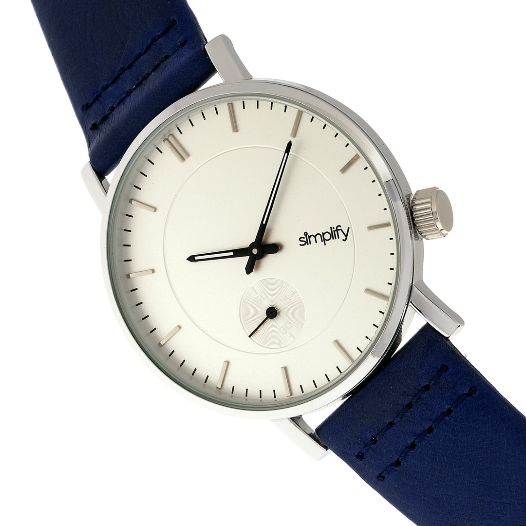 Simplify The 3600 Leather-Band Watch