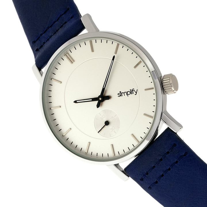 Simplify The 3600 Leather-Band Watch