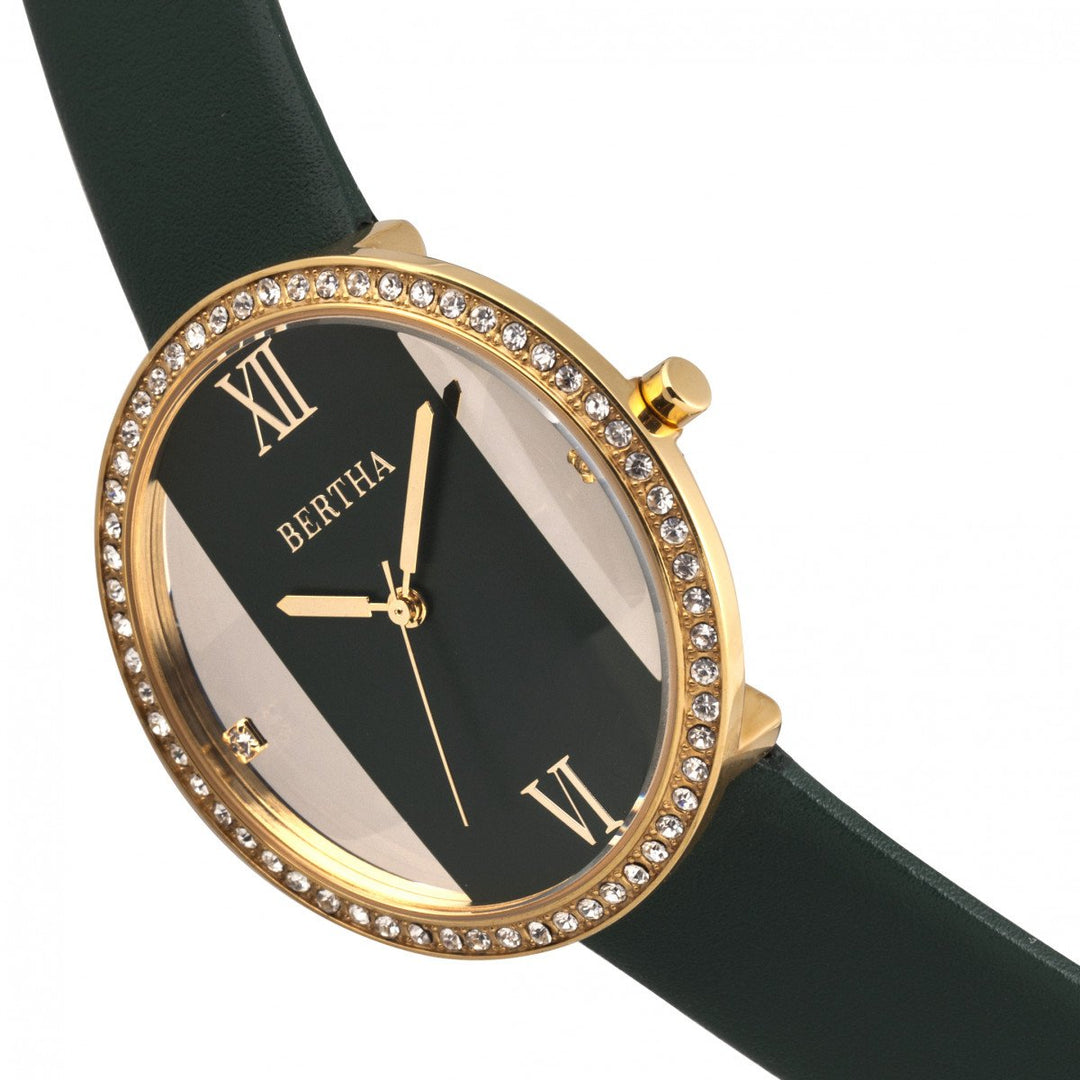 Bertha Ingrid Leather-Band Watch