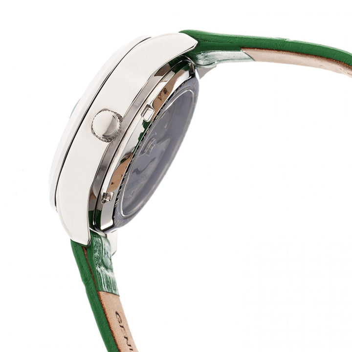 Empress Messalina Automatic MOP Leather-Band Watch w/Date