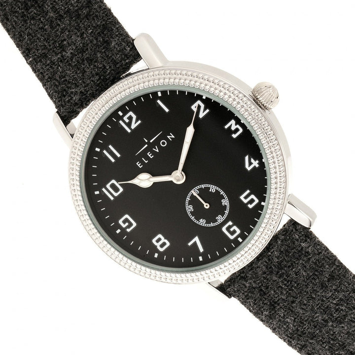 Elevon Northrop Wool-Overlaid Leather-Band Watch
