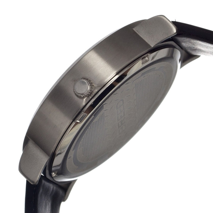 Breed Kimble One-Hand Leather-Band Men's Watch