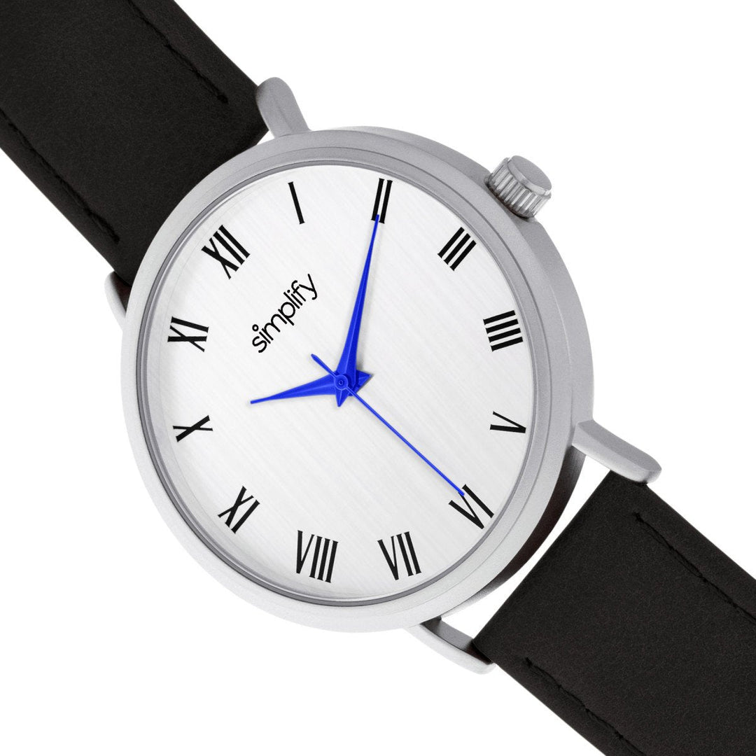 Simplify The 2900 Leather-Band Watch