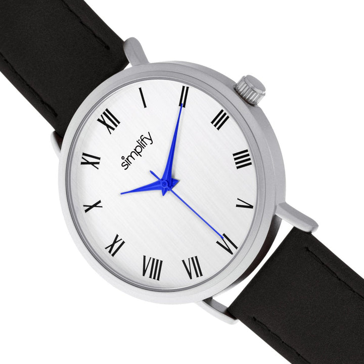 Simplify The 2900 Leather-Band Watch
