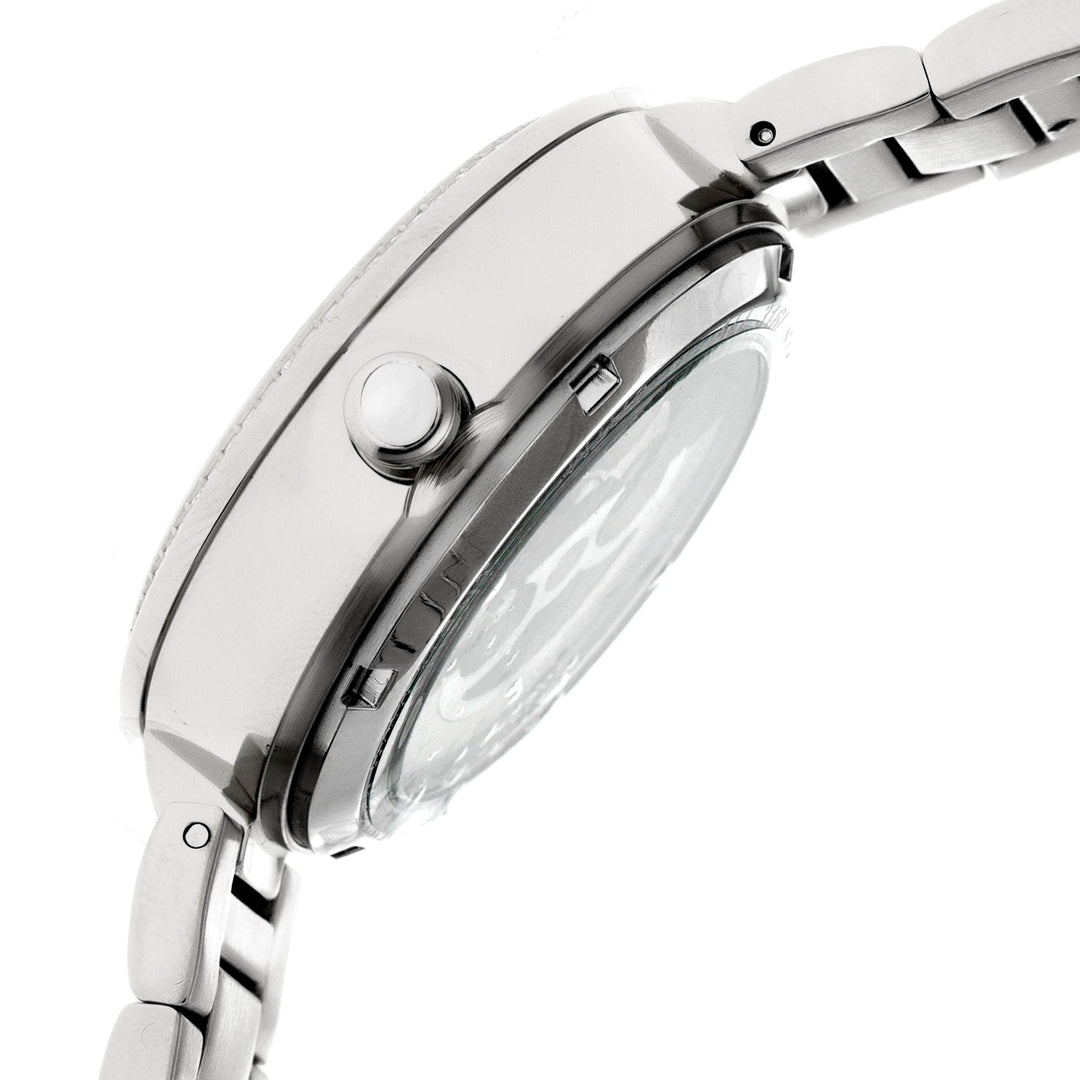 Empress Catherine Automatic Hammered Dial Bracelet Watch