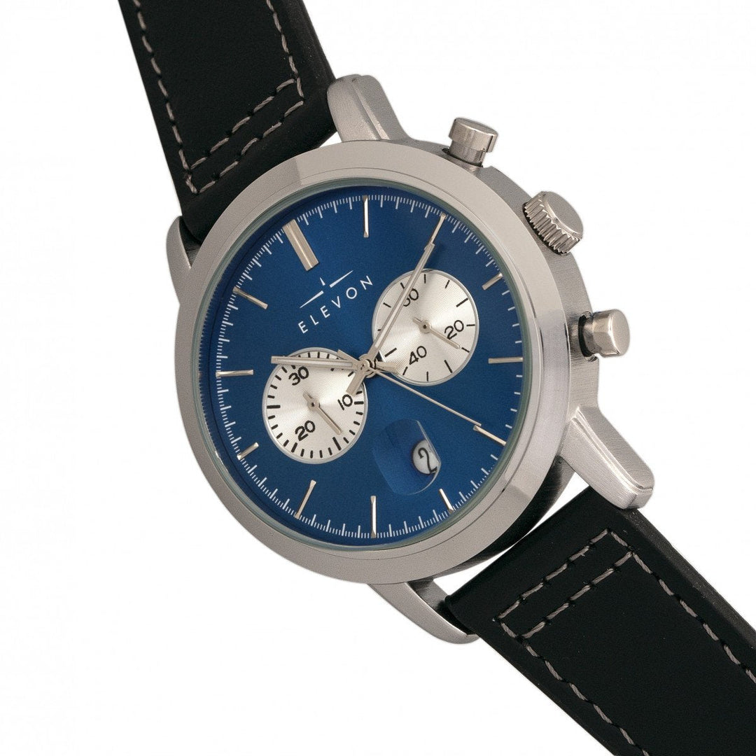 Elevon Langley Chronograph Leather-Band Watch w/ Date