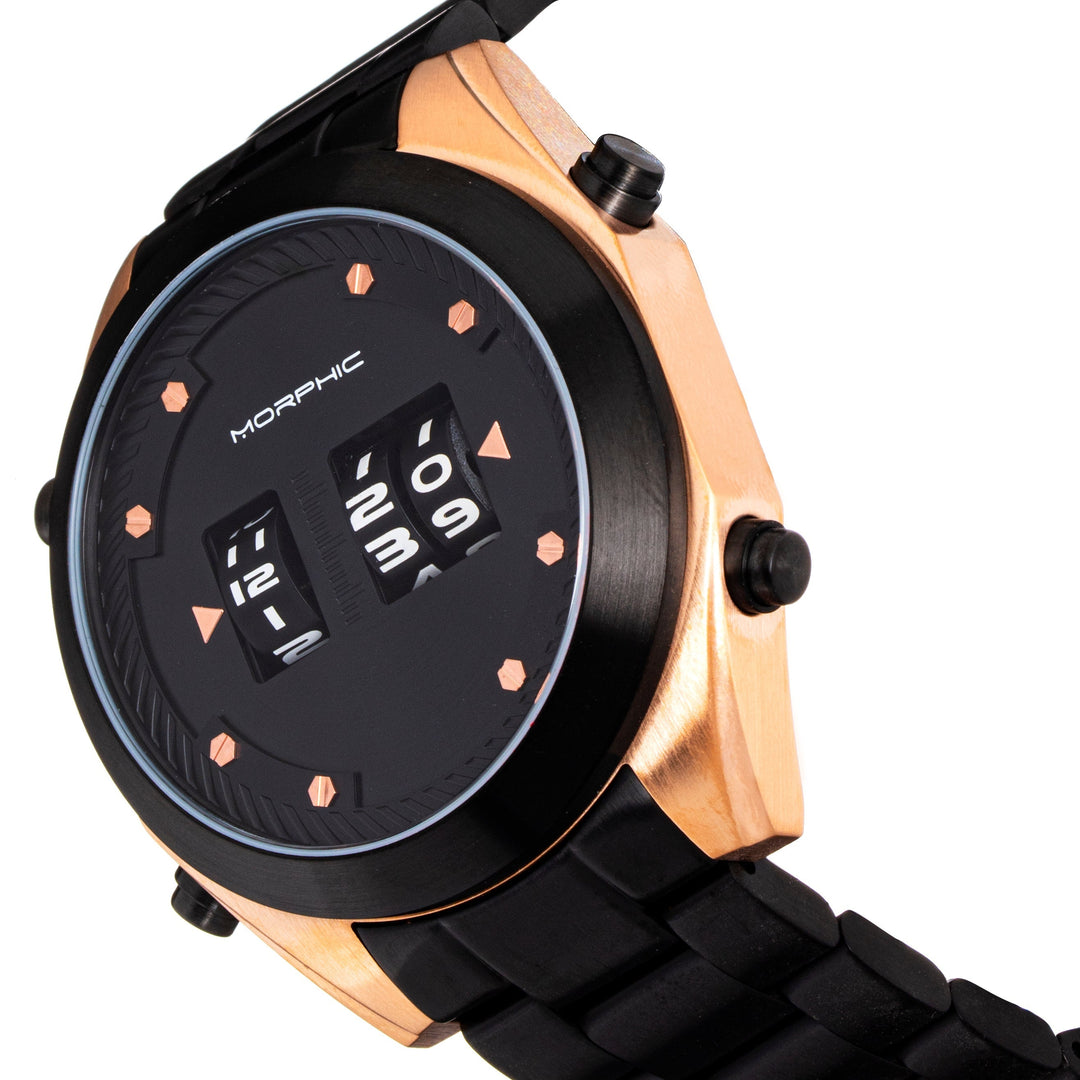 Morphic M76 Series Drum-Roll Strap Watch