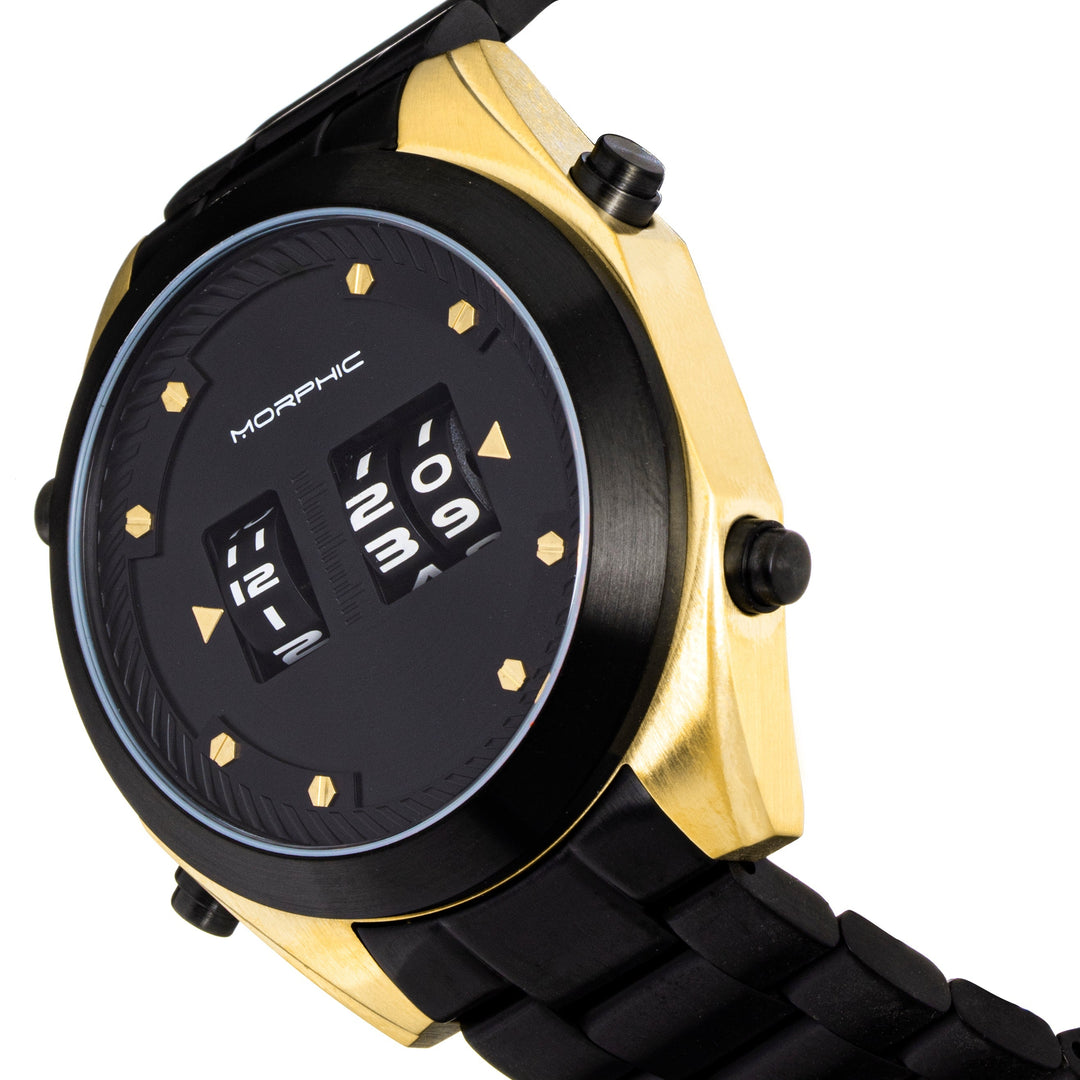 Morphic M76 Series Drum-Roll Strap Watch
