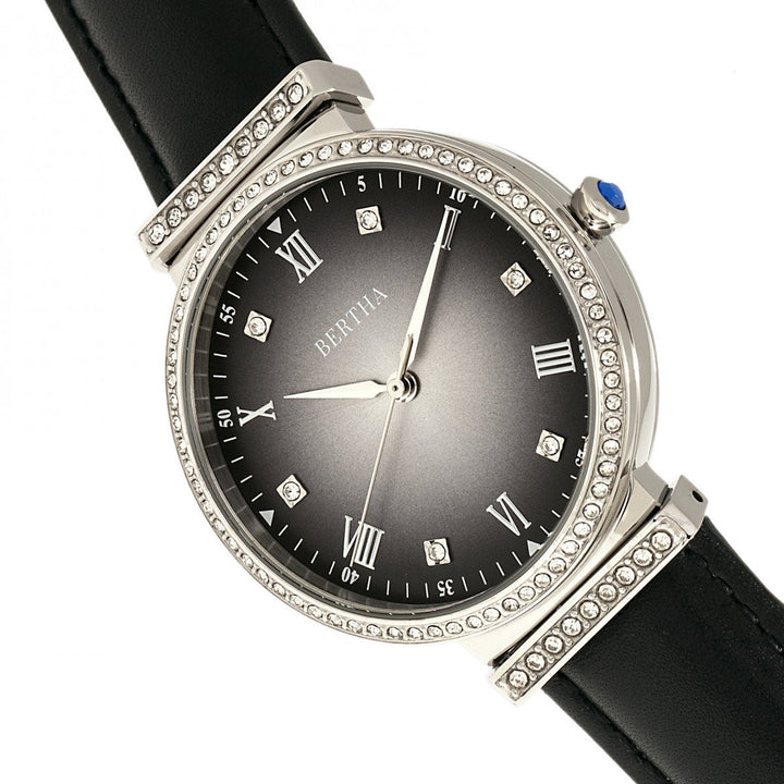Bertha Allison Leather-Band Watch