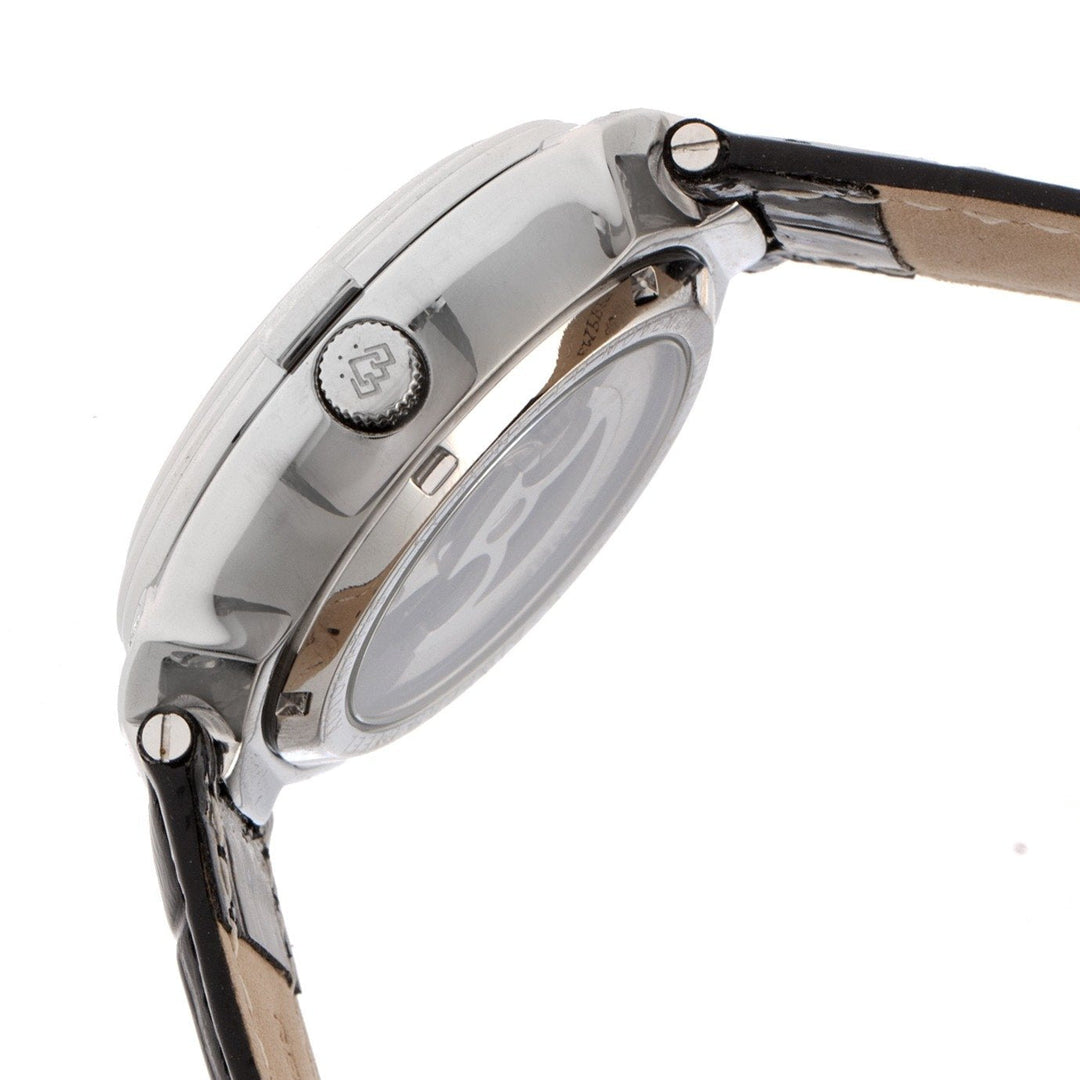 Empress Francesca Automatic MOP Leather-Band Watch