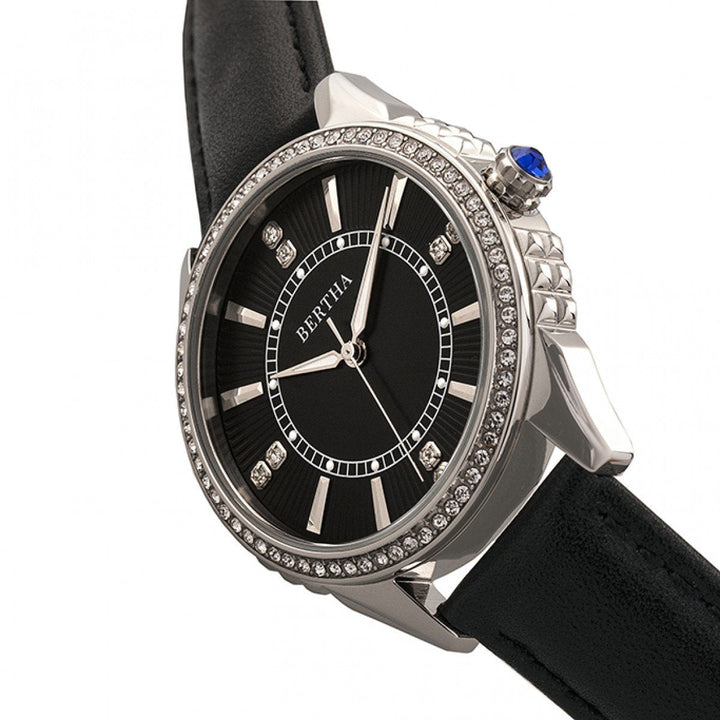 Bertha Clara Leather-Band Watch