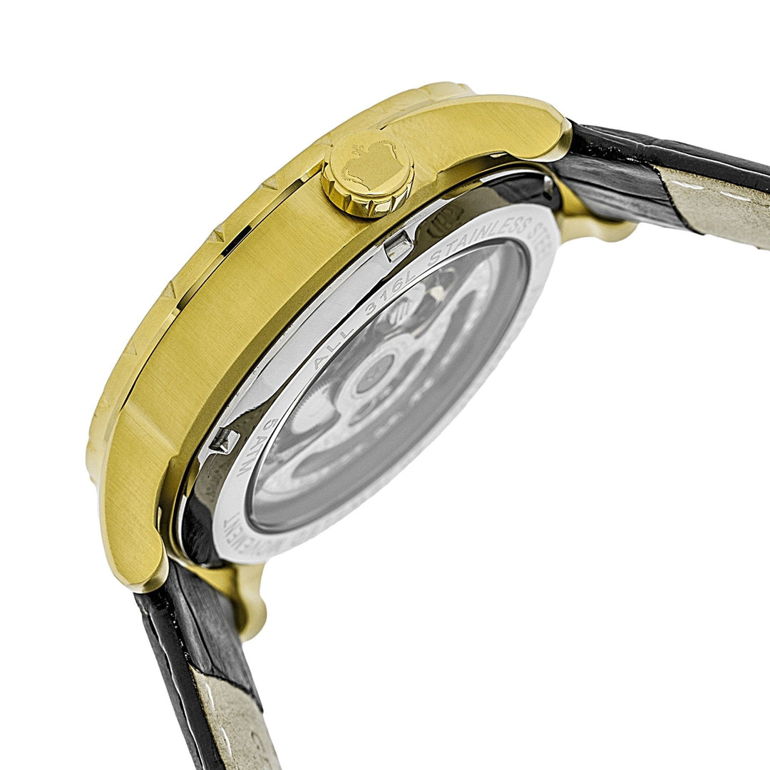 Reign Xavier Automatic Skeleton Leather-Band Watch